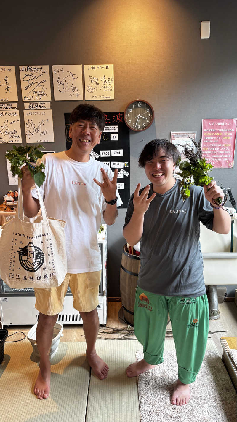 おかやんさんの山賊サウナのサ活写真
