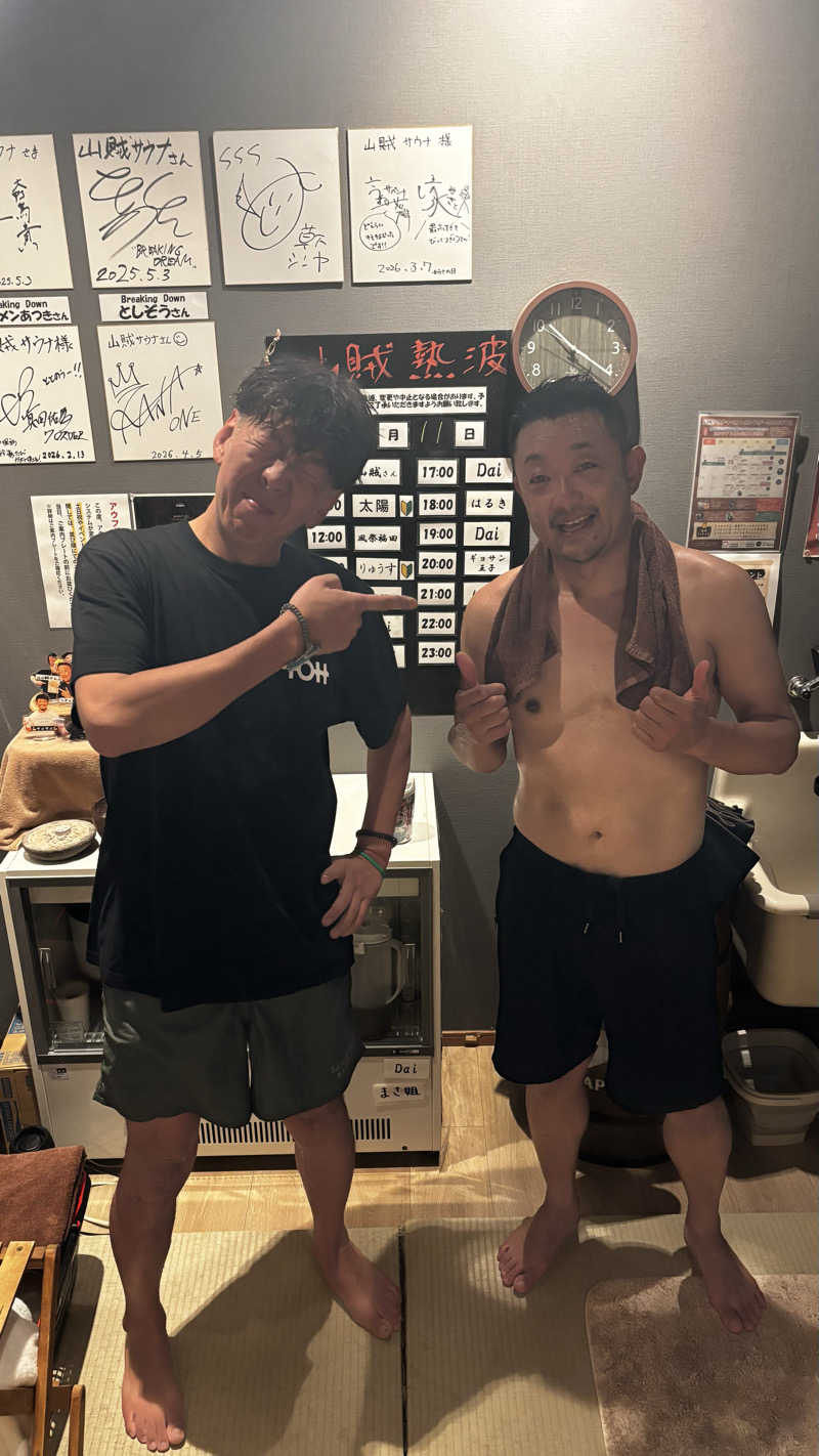 おかやんさんの山賊サウナのサ活写真