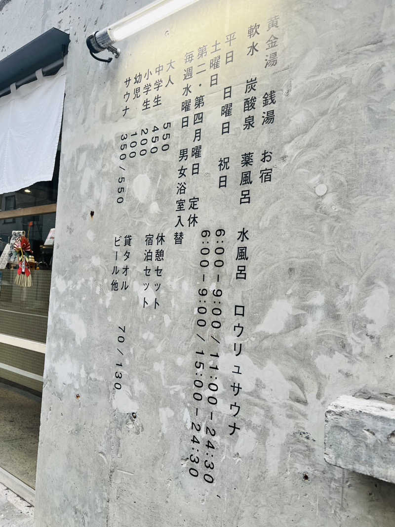 kazzyさんの黄金湯のサ活写真