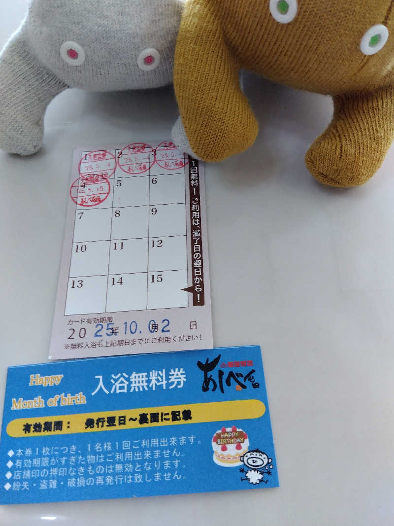 まっちゃんさんの天然温泉あしべ屯田のサ活写真
