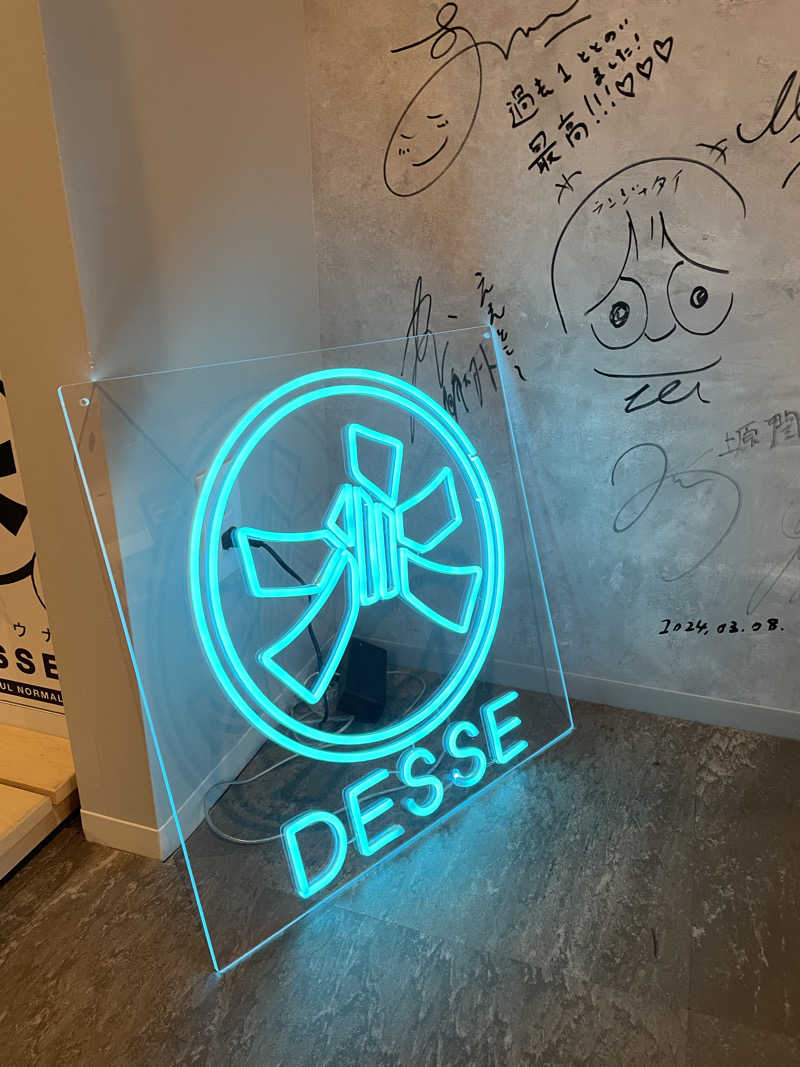 イエローねっぱーるさんの大阪サウナDESSEのサ活写真