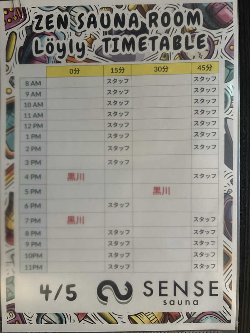 takuさんのSENSE saunaのサ活写真