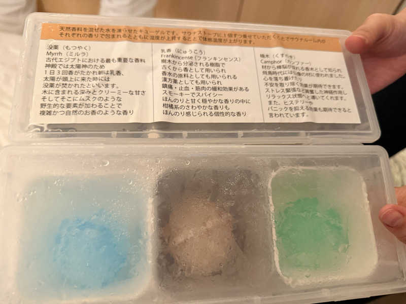 RINIさんの時のホテルのサ活写真