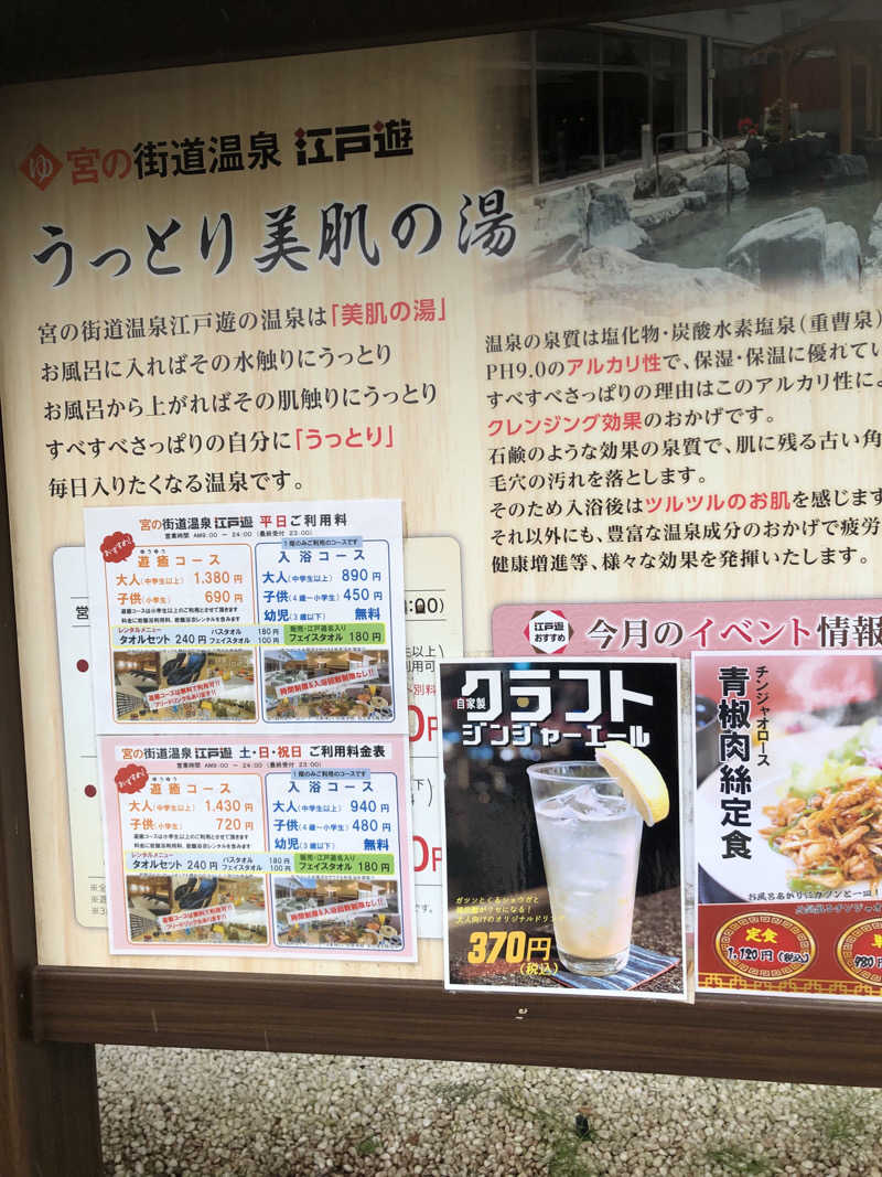 勝利さんの宮の街道温泉 江戸遊のサ活写真