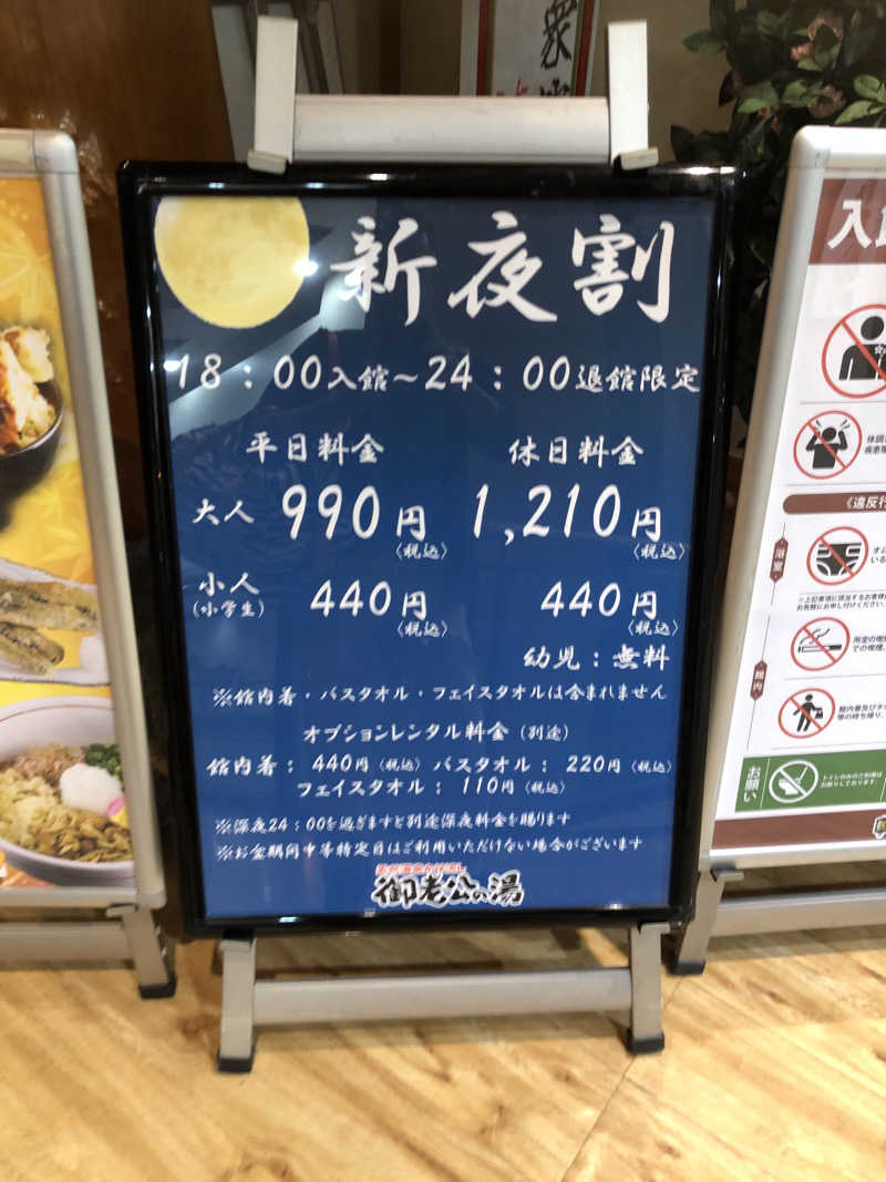 勝利さんの御老公の湯 境店のサ活写真