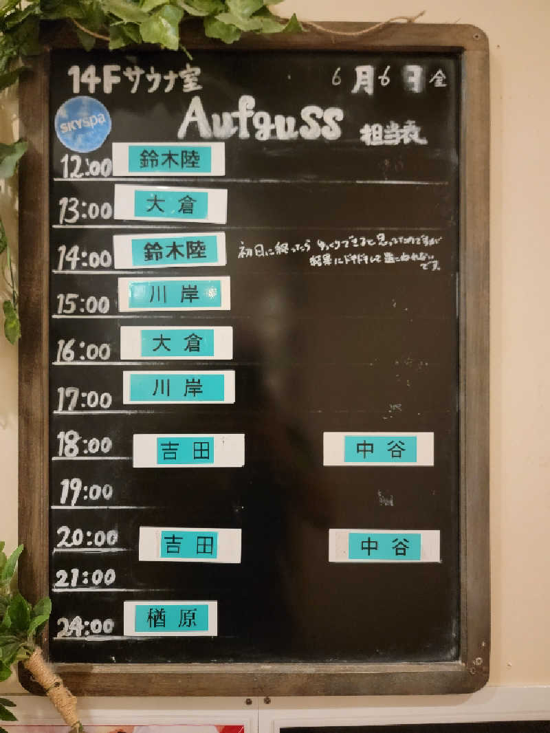 youさんのスカイスパYOKOHAMAのサ活写真