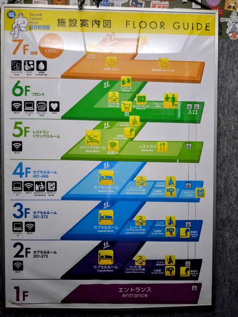 ニアさんさんのサウナ&カプセルホテル 北欧のサ活写真