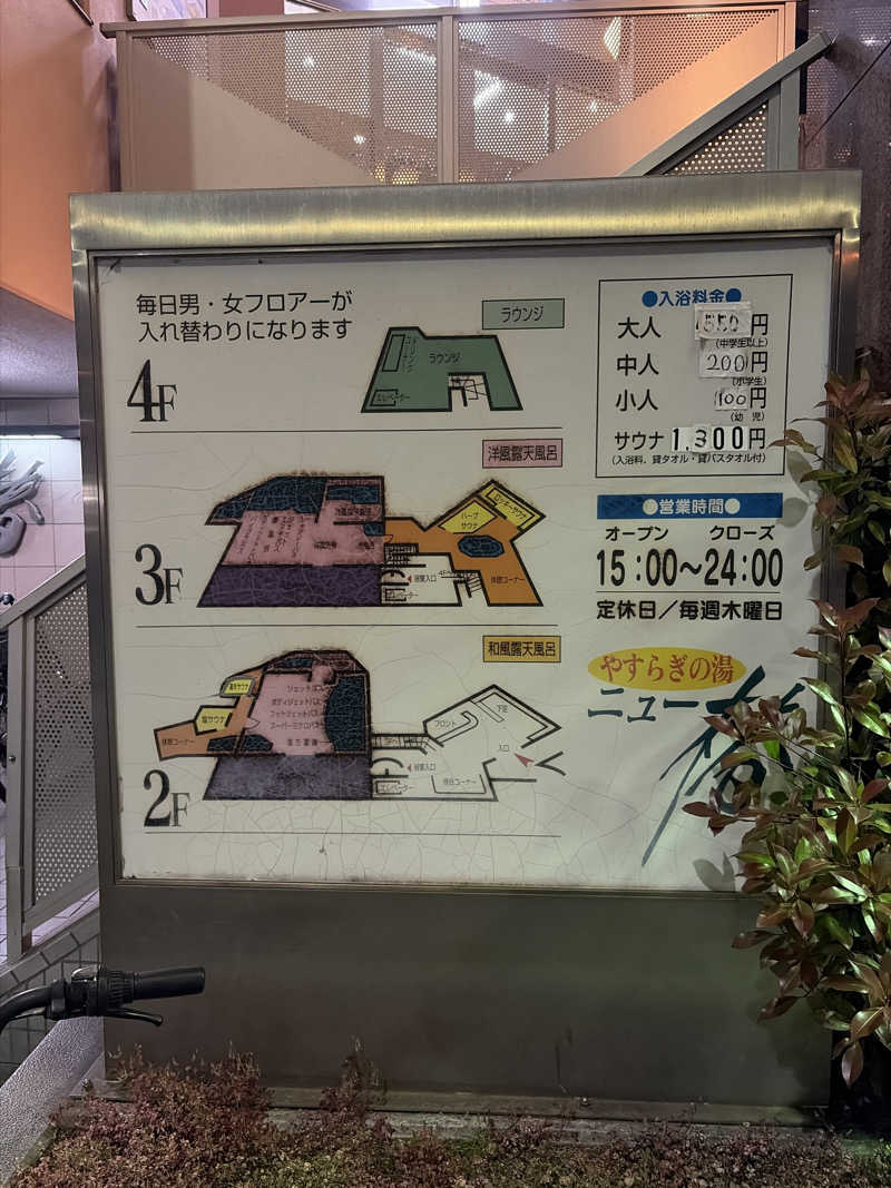 もりさんのやすらぎの湯 ニュー椿のサ活写真