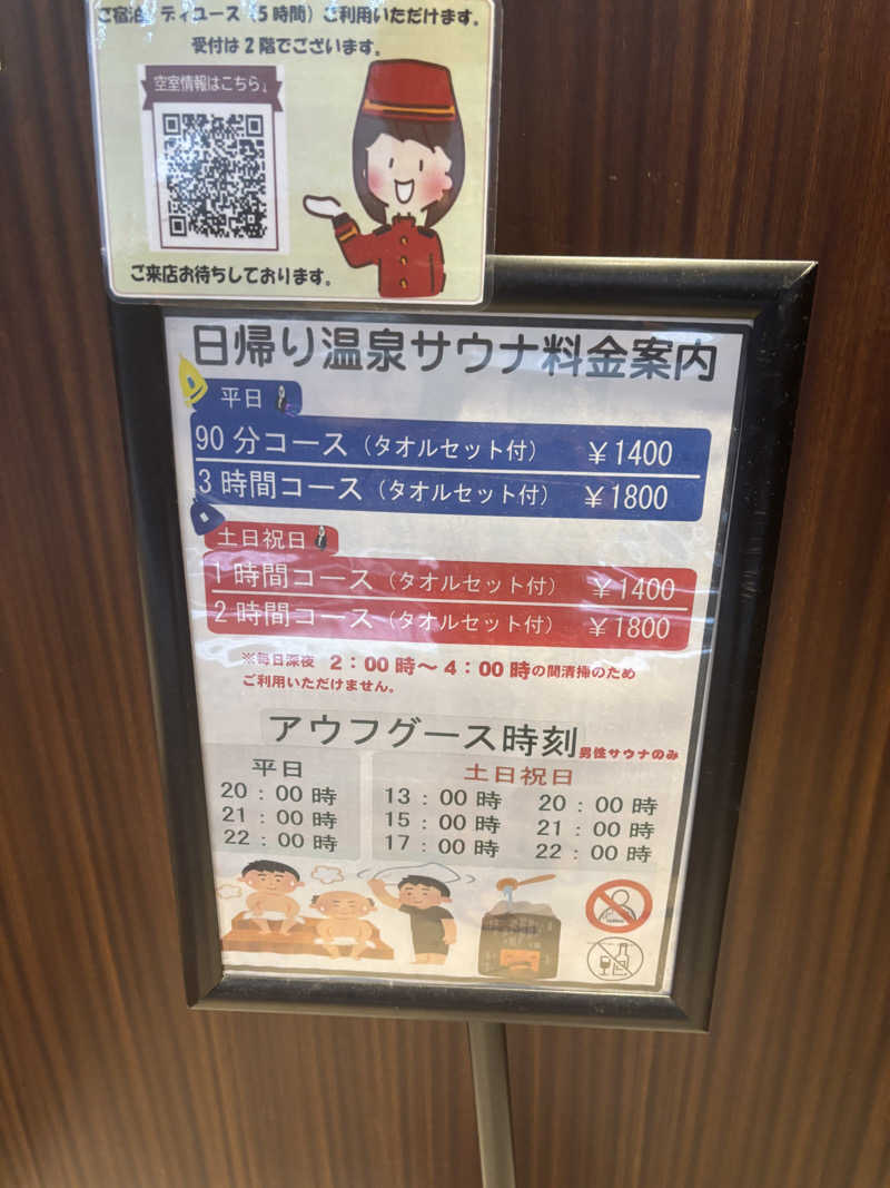 ニシザキ荘さんのサウナリゾートオリエンタル上野 (センチュリオンホテル&スパ上野駅前)のサ活写真