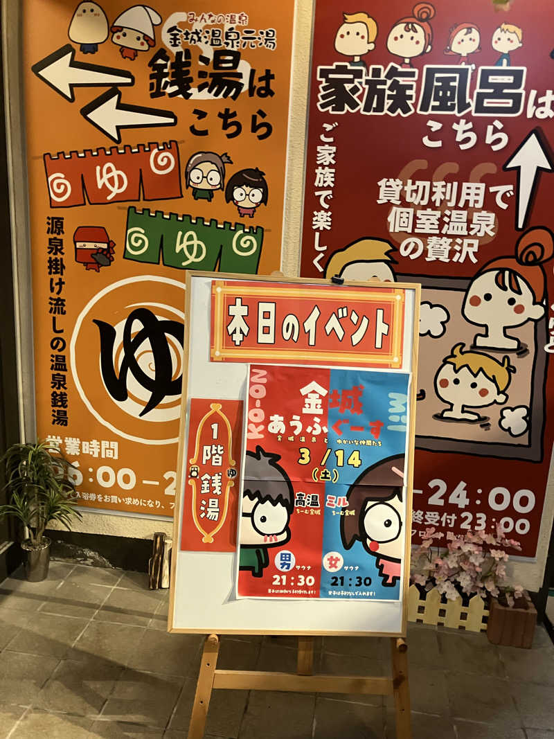 ナノさんの金城温泉元湯のサ活写真