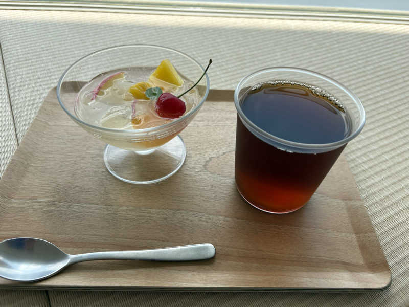 アイスコーヒー、フルーツポンチ