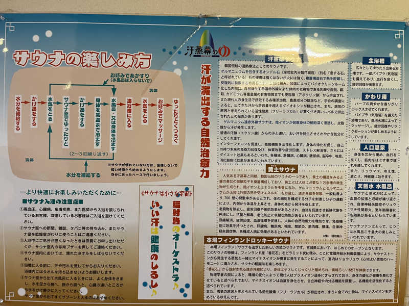 あさんの汗蒸幕のゆのサ活写真