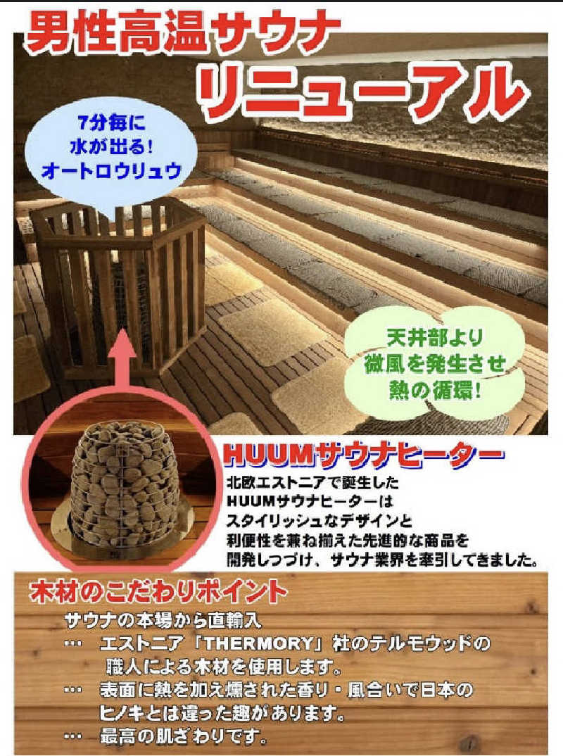 場地Kさんの南増尾 健美の湯のサ活写真
