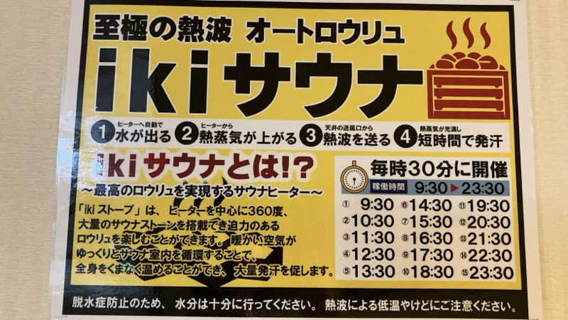 場地Kさんののだ温泉 ほのかのサ活写真