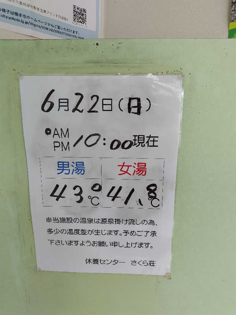 fishさんの休養センター さくら荘のサ活写真