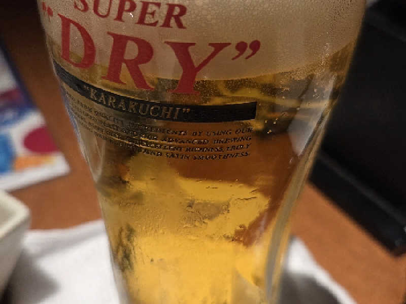 生ビール中