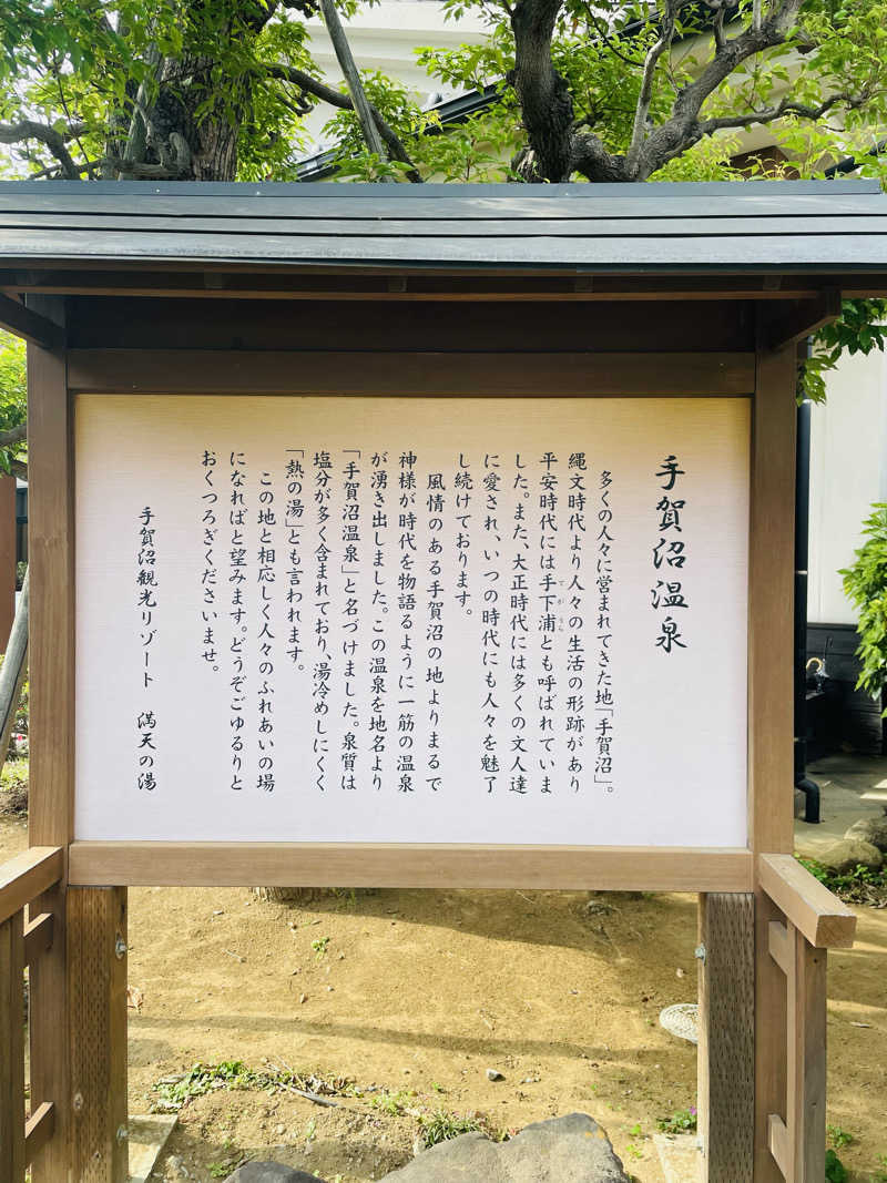 ただそれだけのことさんの手賀沼観光リゾート 天然温泉 満天の湯のサ活写真