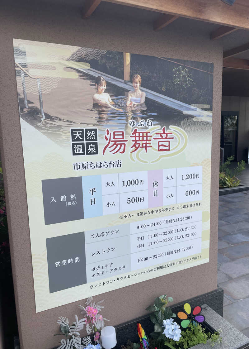 ただそれだけのことさんの天然温泉 湯舞音 市原ちはら台店のサ活写真