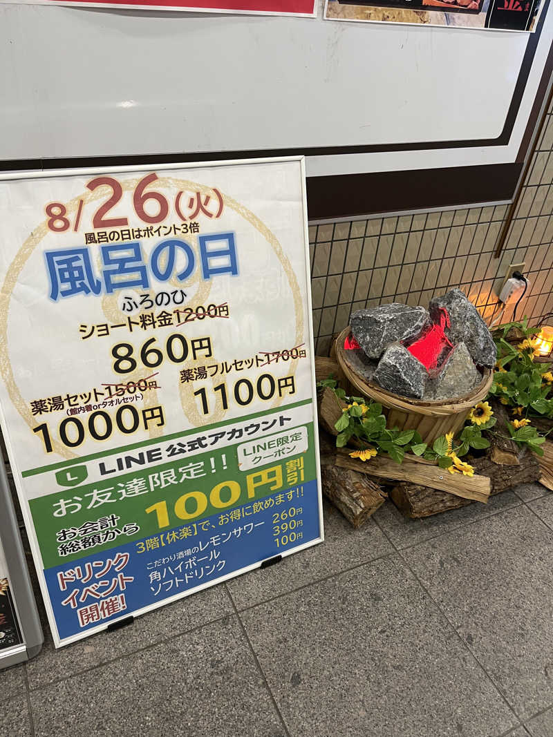 ナさんの薬湯市原店のサ活写真