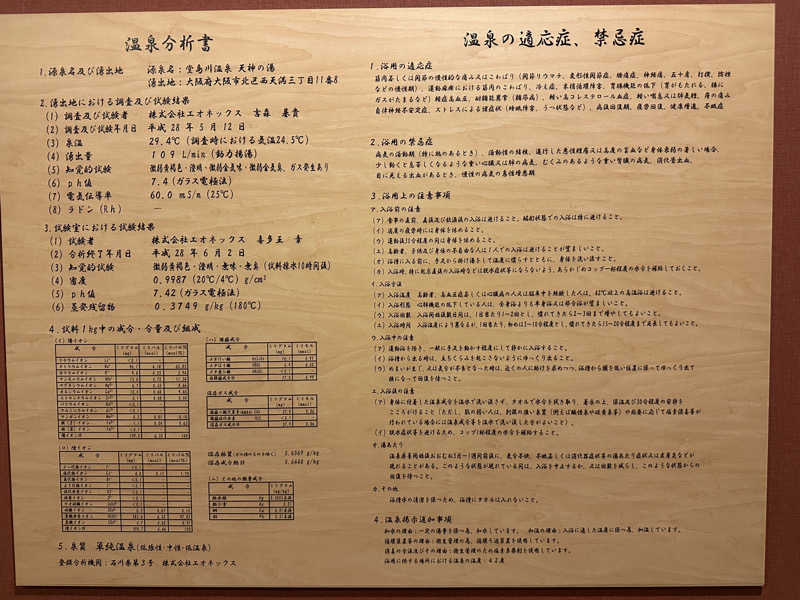 ita3さんの堂島川温泉 天神の湯 ドーミーイン梅田東のサ活写真