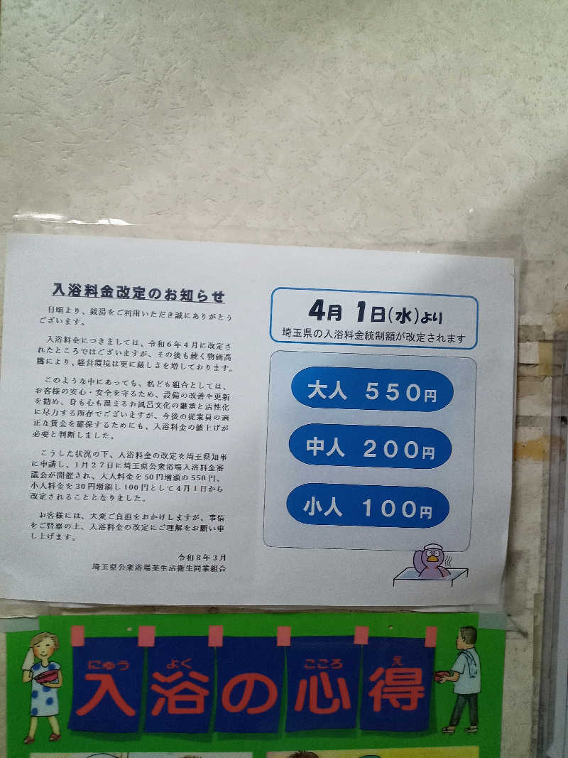 くろちゃさんのサン光湯のサ活写真