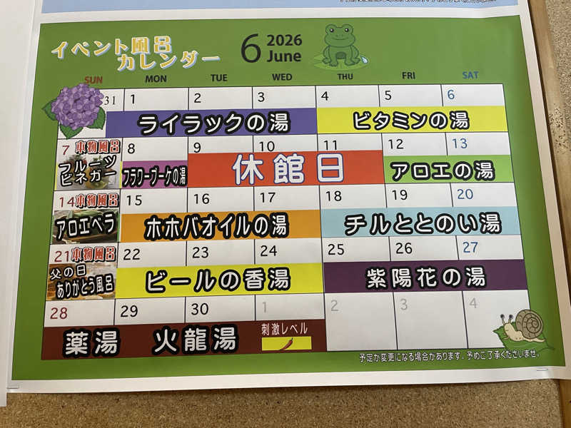もりさんの越谷健美の湯のサ活写真