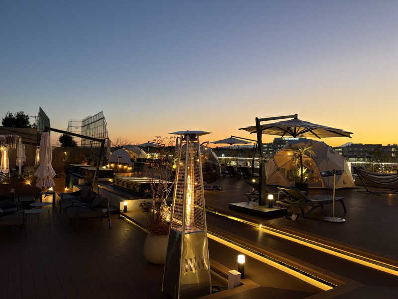 スイミーさんの温泉バルコニー キング&クイーンのサ活写真