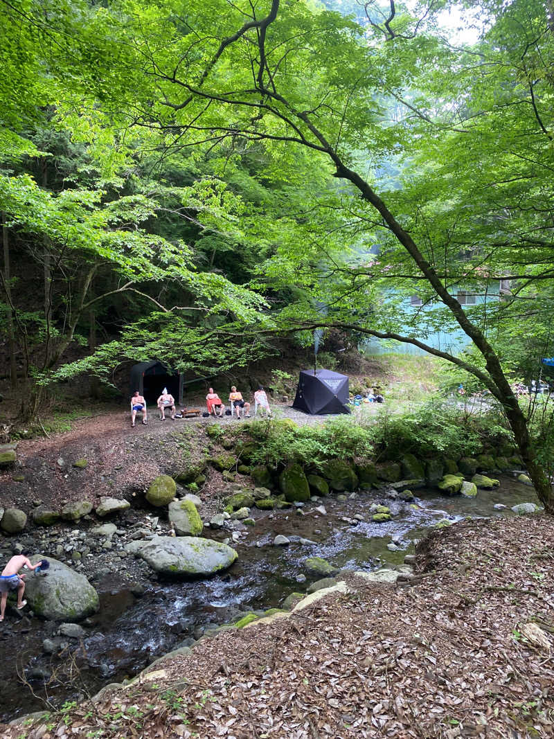 当然さんさんの足柄のテントサウナ(滝と川サウナ)のサ活写真