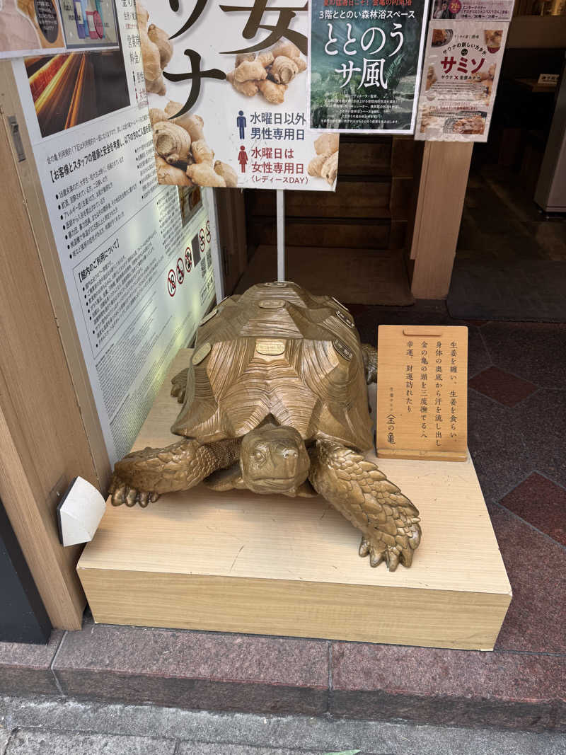 たーぼーさんの生姜サウナ 金の亀のサ活写真