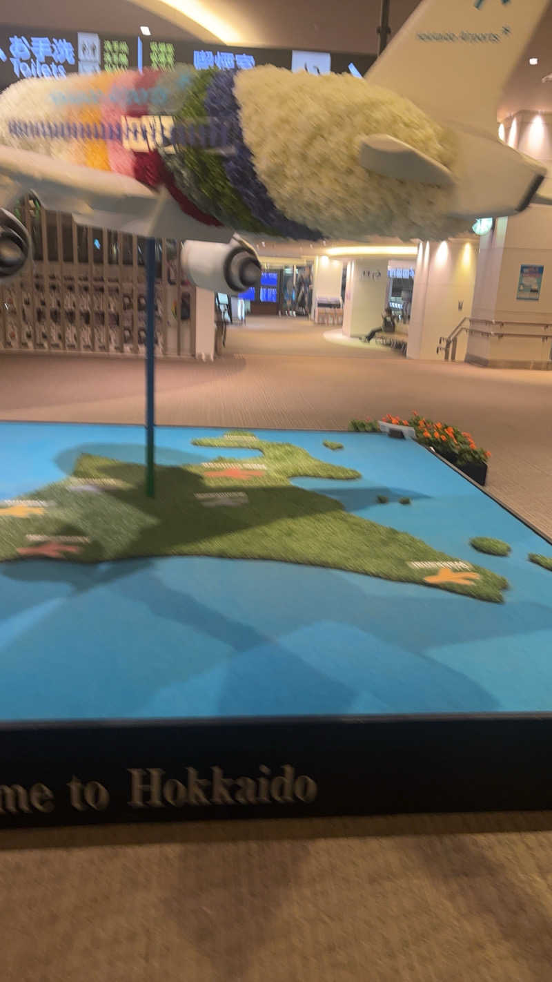 サイケさんの新千歳空港温泉のサ活写真