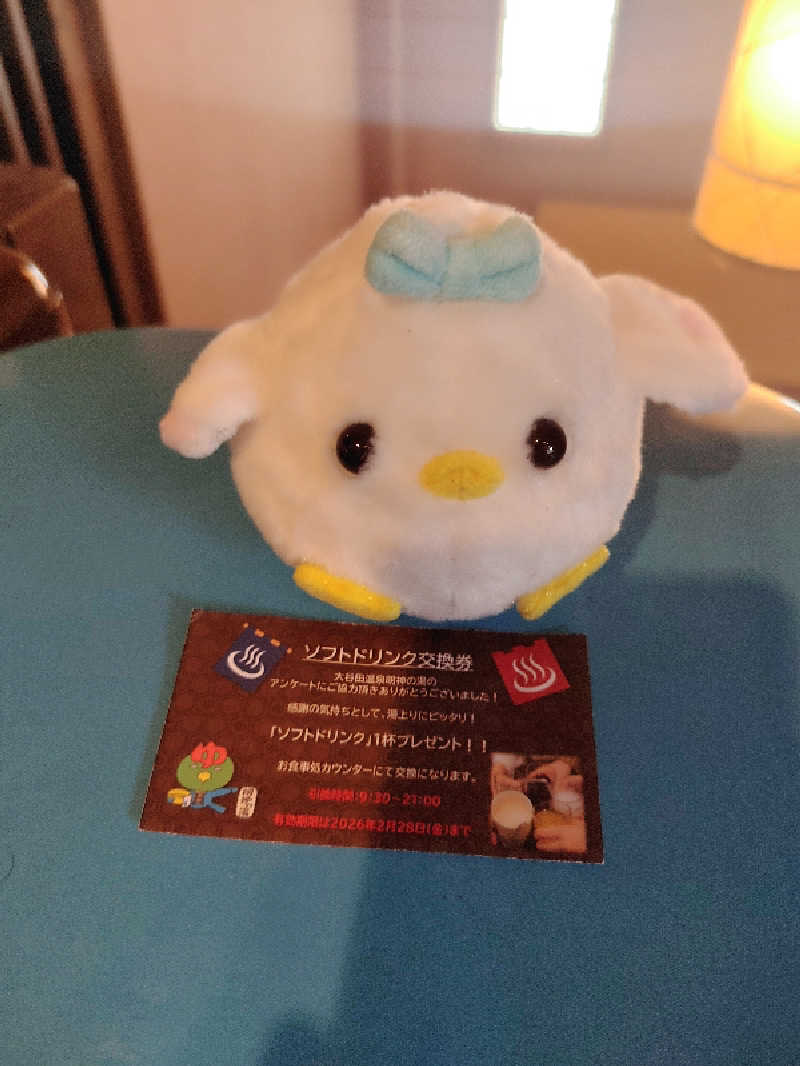 ひよこ王子さんの大谷田温泉 明神の湯のサ活写真