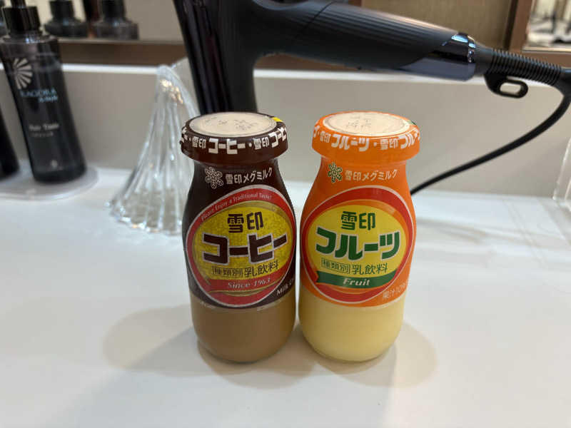 コーヒー牛乳&フルーツ牛乳