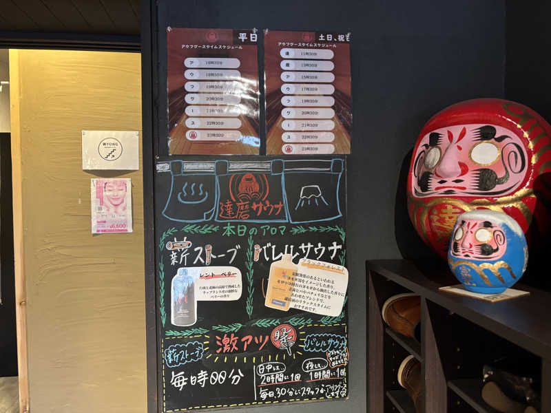 teraさんの達磨サウナのサ活写真