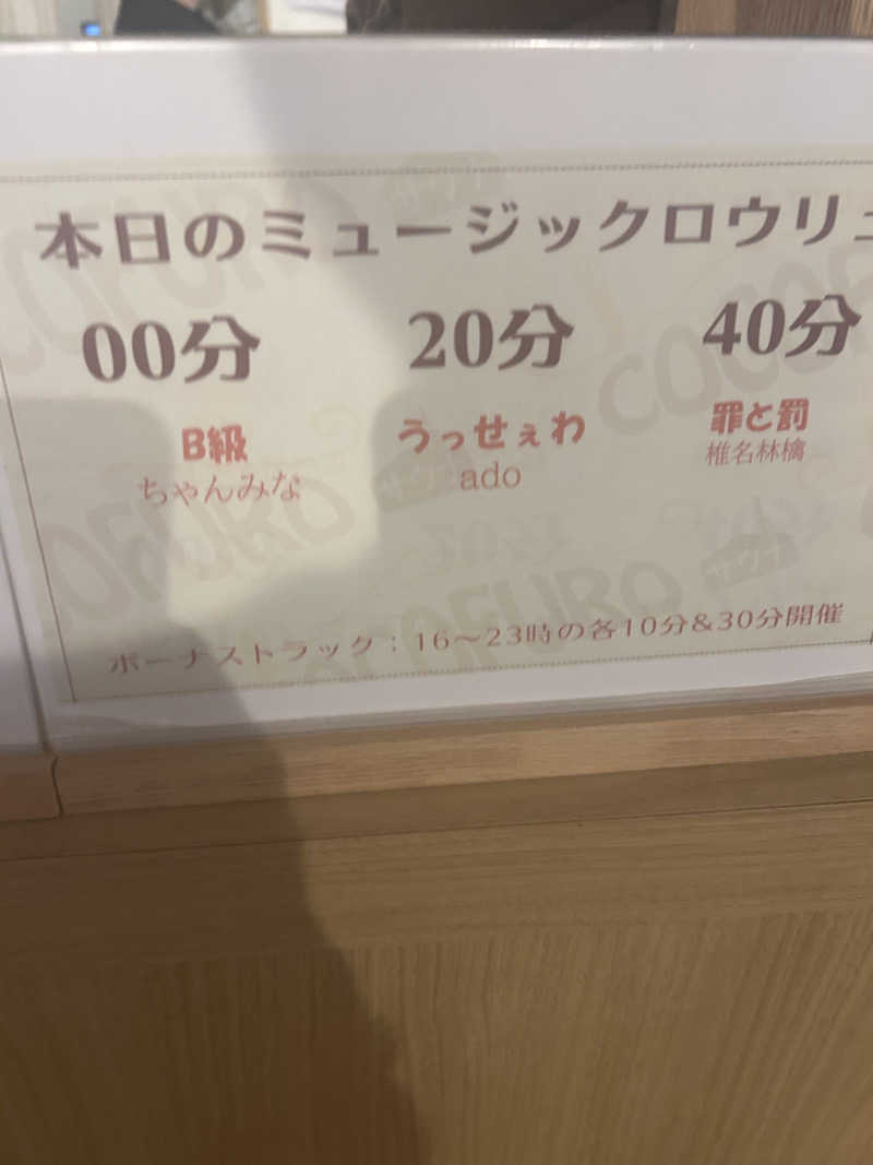 TANAKAさんのCOCOFURO たかの湯のサ活写真