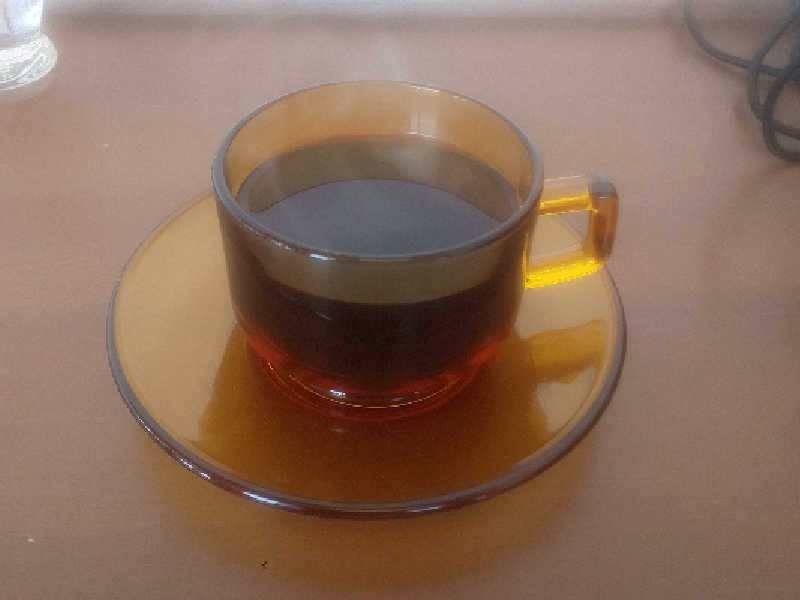 ホット有機コーヒー