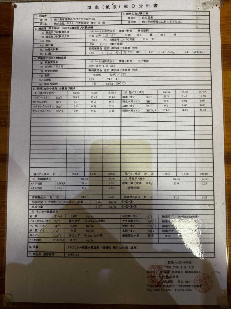 Jenovaさんの山江温泉ほたるのサ活写真