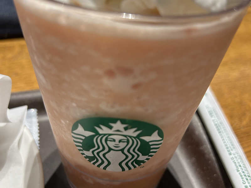 ピーチ&ピーチミルクフラペチーノ