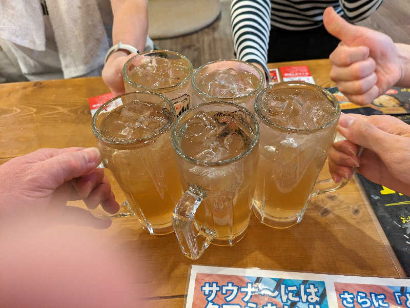 孤高のちゃん丁目㌧トゥ広場で乾杯をさんのひまわり温泉のサ活写真