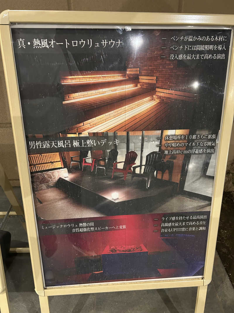 シンさんの南柏天然温泉すみれのサ活写真