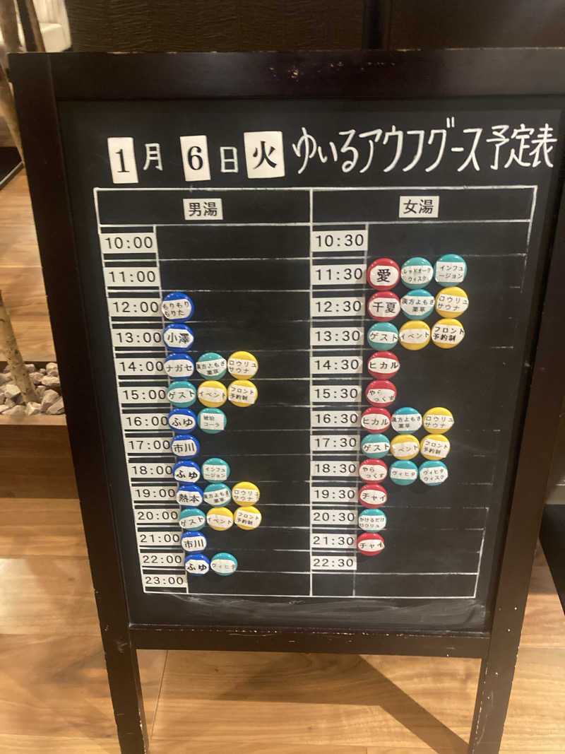 tanu＠125さんの朝日湯源泉ゆいるのサ活写真
