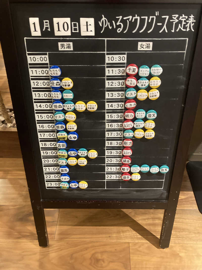 tanu＠125さんの朝日湯源泉ゆいるのサ活写真