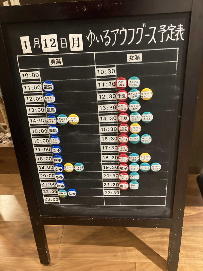 tanu＠125さんの朝日湯源泉ゆいるのサ活写真