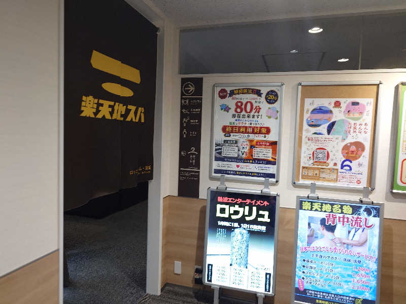蹴球スコールさんの天然温泉 楽天地スパのサ活写真