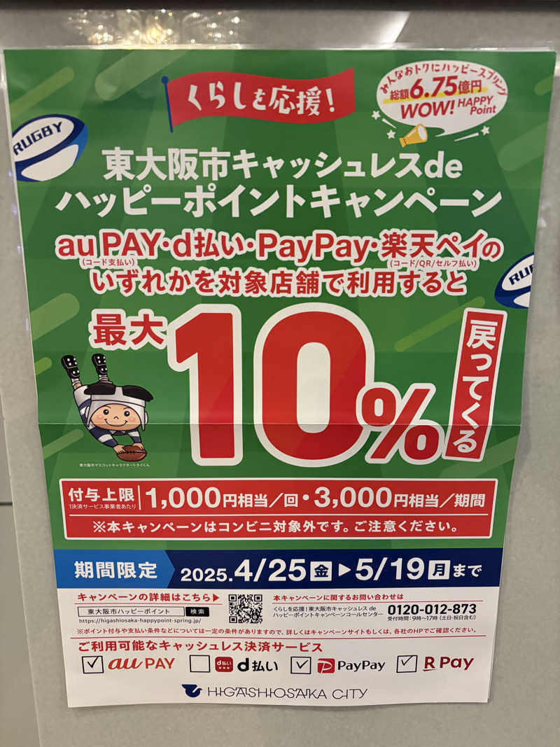 ミーのカーさんのなにわ健康ランド 湯〜トピアのサ活写真