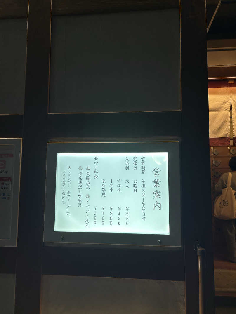 ロロノア・ゾロさんのはすぬま温泉のサ活写真