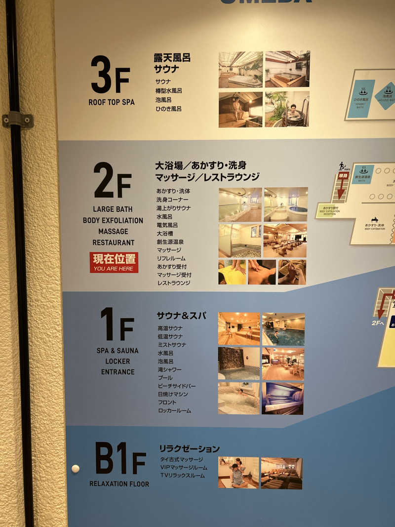 ロロノア・ゾロさんのニュージャパン 梅田店(カプセルイン大阪)のサ活写真