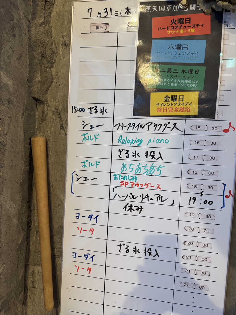すたんさんのサウナヘヴン草加のサ活写真