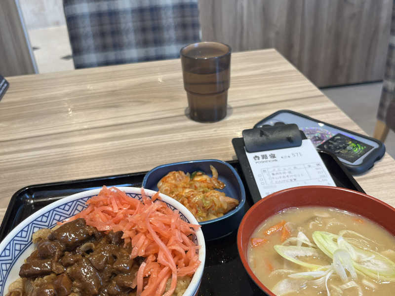 吉野家の美味しい水