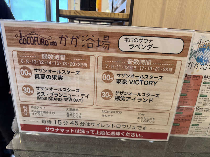 ととのったーさんのCOCOFURO かが浴場のサ活写真