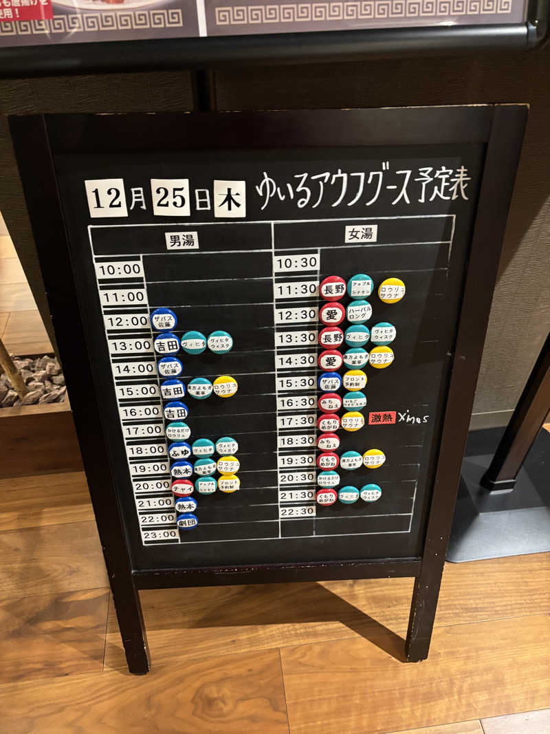 さるもちサウナさんの朝日湯源泉ゆいるのサ活写真